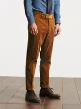 イングリッシュ コールテン ヤッピー 秋冬 ストレッチ カジュアルパンツ