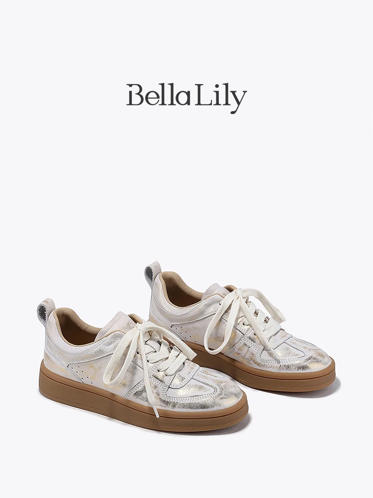 軽量スニーカー レディース おすすめ：Bella Lily カジュアルなヴィンテージ風スニーカーの実用性と特性
