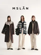復古風コーデュロイパンツ【梨型・バナナシルエット・体型カバー】