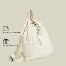 軽量大容量のアウトドア用バックパック【男女兼用・巾着タイプ・バドミントン用】