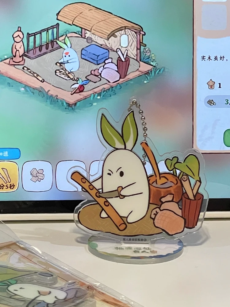 アクリル製ラディッシュキャラクタープレート：ゲームキャラクターをリアルに表現するミニプラグイン