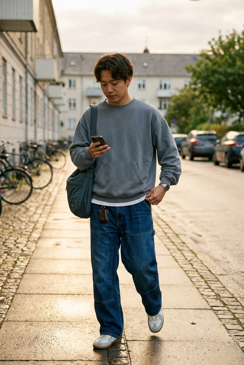 スウェットパンツ コーデで寒さに強い着こなしを徹底解説