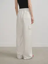 オレンジデザインのリバーシブル作業パンツ【ウエストゴム・楽々フィット】