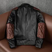 本革製 バイカー用ライダースジャケット【ハーレー風・秋冬用・プロテクター対応】