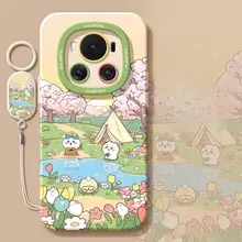 華為のスマートフォンケース【全包・防摔・シリコン・マット仕上げ・カートゥーンデザイン・Magic8対応】