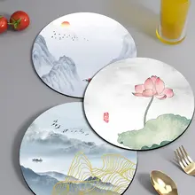 山水画デザインのテーブルマット【防水・防油・耐熱】