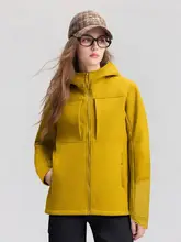 フード付き暖かさが際立つ女性用カーディガン【アウトドア・厚手・冬用】