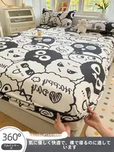 床用カバー【防塵保護・シングルサイズ・四季通用・カートゥーンデザイン】