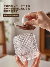 ヴィンテージガラス製歯間ブラシボックス【高級感・蓋付き・家庭用】
