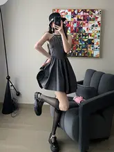 ChiclyNana セクシーオフショルダー ワンピース【フレンチスタイル・プリーツ・ショート丈】