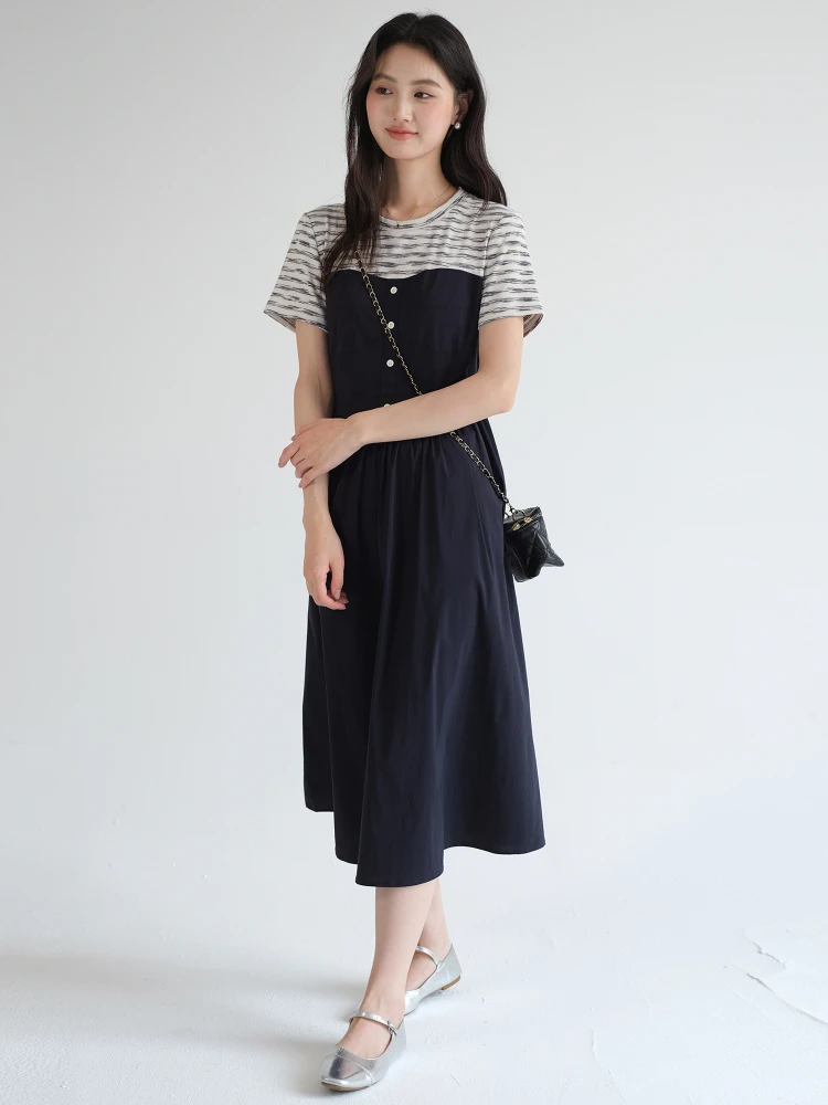 6月後半に通勤する女性が「きれいな服装」を選ぶには？Lroseyのカラーコンビネーションワンピースが解決する3つの理由