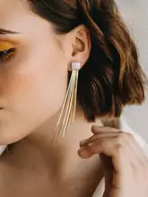 PERSTA ヴィンテージバロックパールフリンジイヤリング【スタイリッシュ・デイリーアクセサリー】