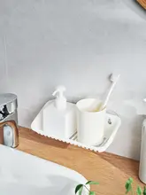 台所用シンク排水ラック【吸盤付き・プラスチック・収納棚】