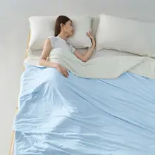 シンプルな日本風の夏用冷感スリーパー【肌触りが良い・洗濯機対応】