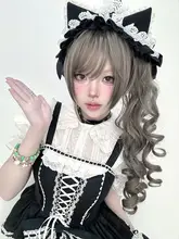 ショートヘアロリータウィッグ【全頭用・ツインテール・フランス風・人形感】