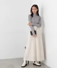 華やかで夢のようなデザイン！高腰フリンジスカート【羽毛フリンジ・極厚素材】