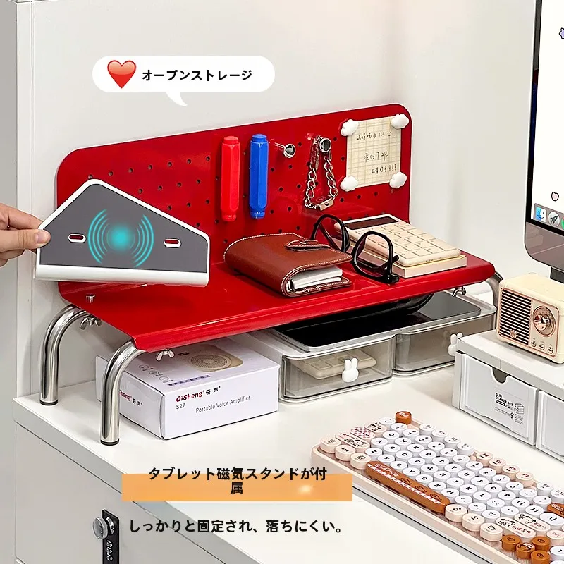デスク用仕切りパネル：多機能でドリンクホルダー付きのデスクトップ改造アイテム