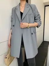 デザインにこだわったダブルブレストの中長丈ジャケット【ウエストリボン付き・上品なコート】