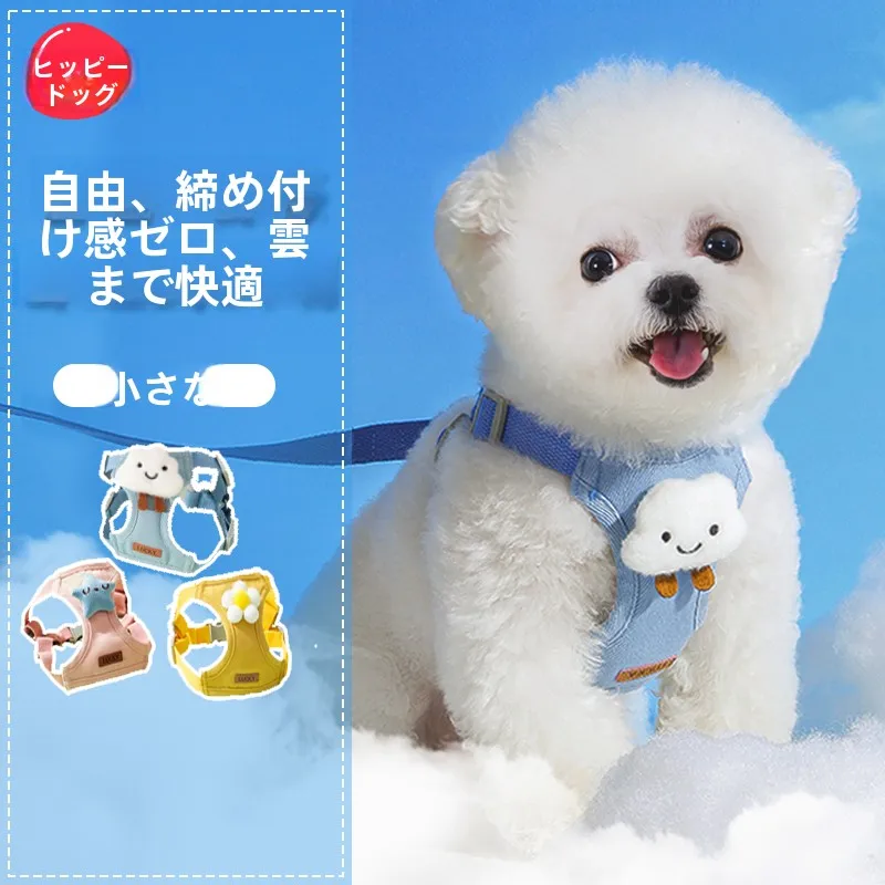 hipidog 小型犬用ハーネス型リード：テディベア・シュナウザー対応の軽量設計と通気性の実証