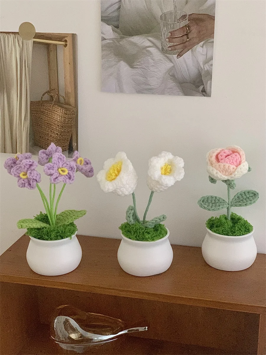 敬老の日に手作りプレゼントを贈るなら、この「手編み向日葵の鉢植え」が一番おすすめ？