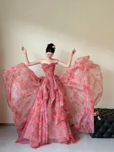 エレガントなビスチェデザインのドレス【結婚式・パーティー・甘美な印象】