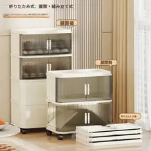 透明折りたたみ靴箱【省スペース・多層・壁掛け可・家庭用】