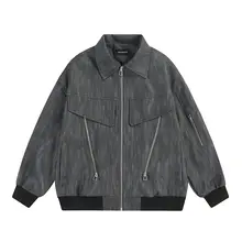 アメリカンスタイルのフライトジャケット【ユニセックス・フィット・街風】（セットアップ対応）