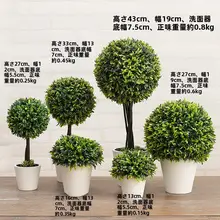 リアルな観葉植物のミニ盆栽【インテリア装飾・デスク用・グリーン】