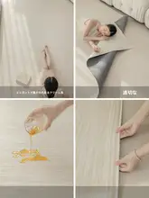 防水軽量ラグマット【クリーム風・高級感・簡単お手入れ・ソファ用】（セットアップ対応）