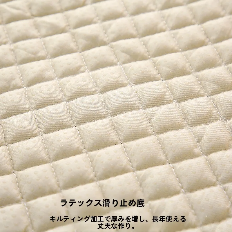 北欧風弧形椅子カバー：クッション付き防滑底と鹿デザインの実用性と耐久性