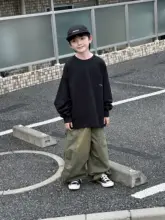 男の子用長袖Tシャツ【秋用・綿100%・おしゃれデザイン】