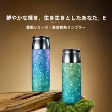 純チタン製保温ボトル【二重真空・お茶用・高級ギフト】