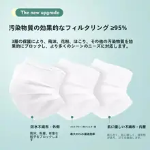 大きい顔用マスク【幅広耳掛け・男女兼用・通気性に優れたデザイン】