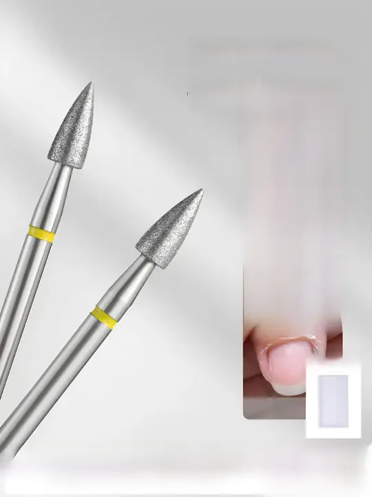 ネイルビット ロシアンネイル 超極細 多機能 バレット型 キューティクルケア ウェットファイル 角質除去 ネイルツール