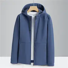 防風・防水のフルジップフリースジャケット【メンズ・秋冬用・フード付き・厚手】