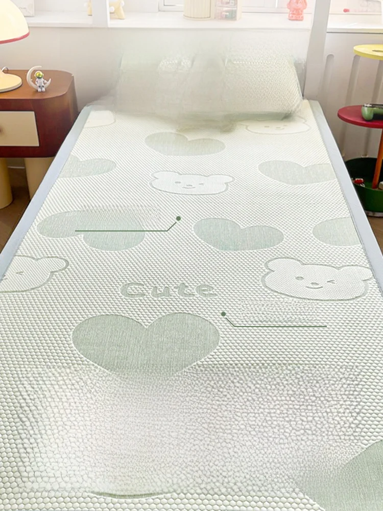 夏用アイスシルクマット：昼寝・夏眠のための7A抗菌・通気性設計