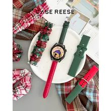 スマートウォッチ 交換ベルト クリスマスデザイン Huawei Watch GT5 GT4 GT3 Watch4Pro Apple Watch Honor Xiaomi 対応