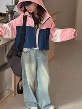 デニムパンツ キッズ ガールズ ウォッシュデニム ワイド ゆったり カジュアル おしゃれ 春秋