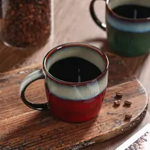 高級感ある陶器製カフェマグカップ【ペア・家庭用・高いデザイン性】
