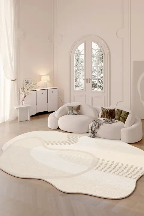 エイリアン カーペット リビングルーム 2025 新しいクリームスタイルプレミアム