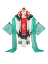 大袖直袖交窬裙【伝統的な漢服・神仙衣・雲肩デザイン】