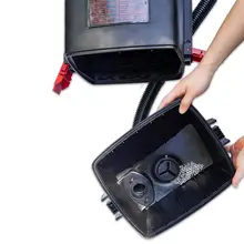 ETCC 壁掛け式掃除機【自動洗車場用・一体型・吸引機能】