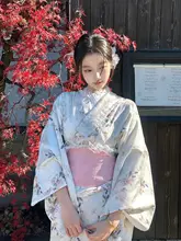 和風改良浴衣【刺繍入り・大正浪漫スタイル・日本旅行用】