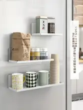 冷蔵庫用マグネット収納ラック【ガラスカップ対応・壁掛け・多機能】
