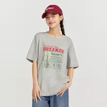 半袖Tシャツ キッズ ガールズ 丸首 トップス 夏