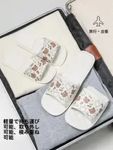子供用 旅行用折りたたみサンダル【便利な持ち運び・ホテル用・親子用・使い捨て】
