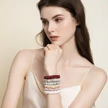 RHOS 真 silk製 ヘアゴム【高弾力・耐久性・傷めない・高いポニーテール向け】