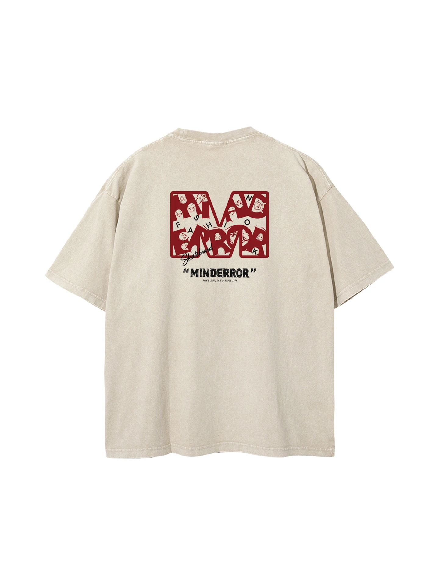 tシャツ ピチピチ メンズ：ユニークM字プリント重厚感ある水洗い半袖Tシャツの実際の性能と使い勝手