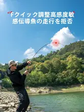 JIADIAONI 大導環付きプロフェッショナルスピニングロッ ド【スライド用・ルアーフィッシング・紡車輪対応】（セットアップ対応）