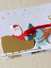 クリスマス飾りカード【立体デザイン・DIY・トナカイ・フラミンゴ・クリスマスツリー】